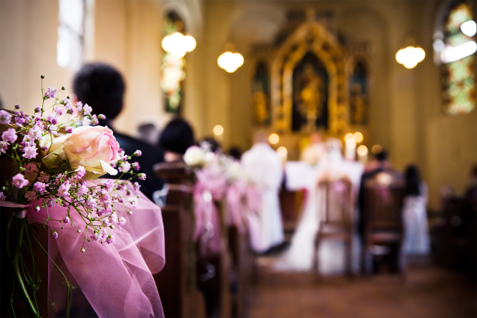 Trauung in der Kirche 